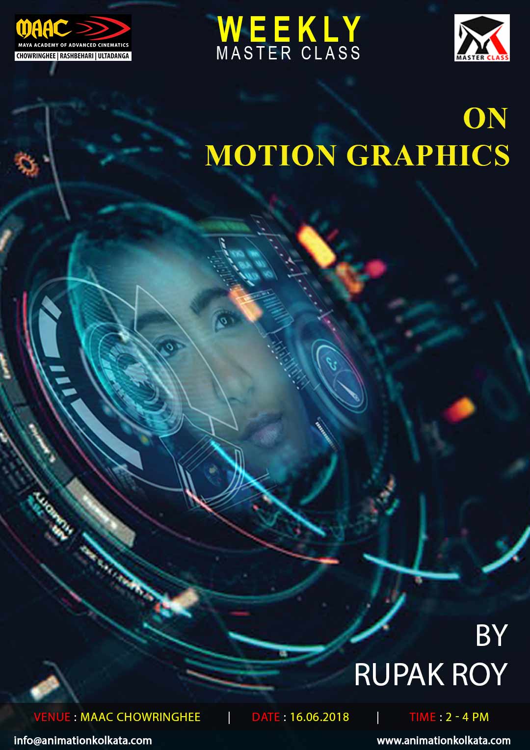 Weekly Master Class on Motion Graphics