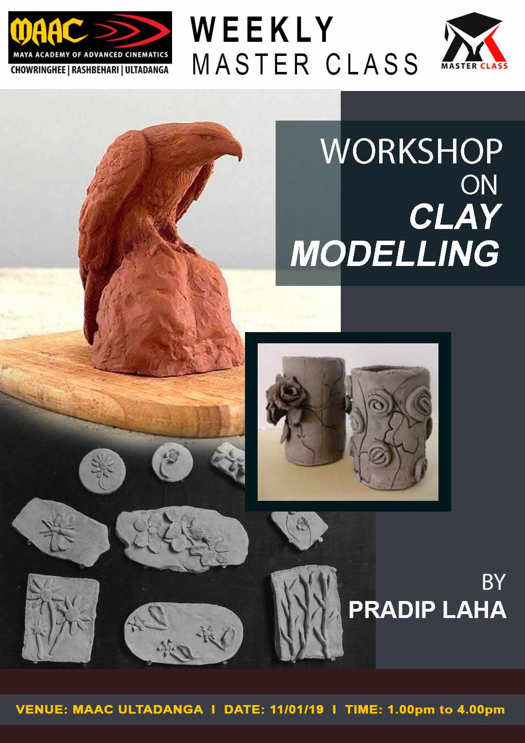 Weekly Master Class on Workshop on Clay Modeling