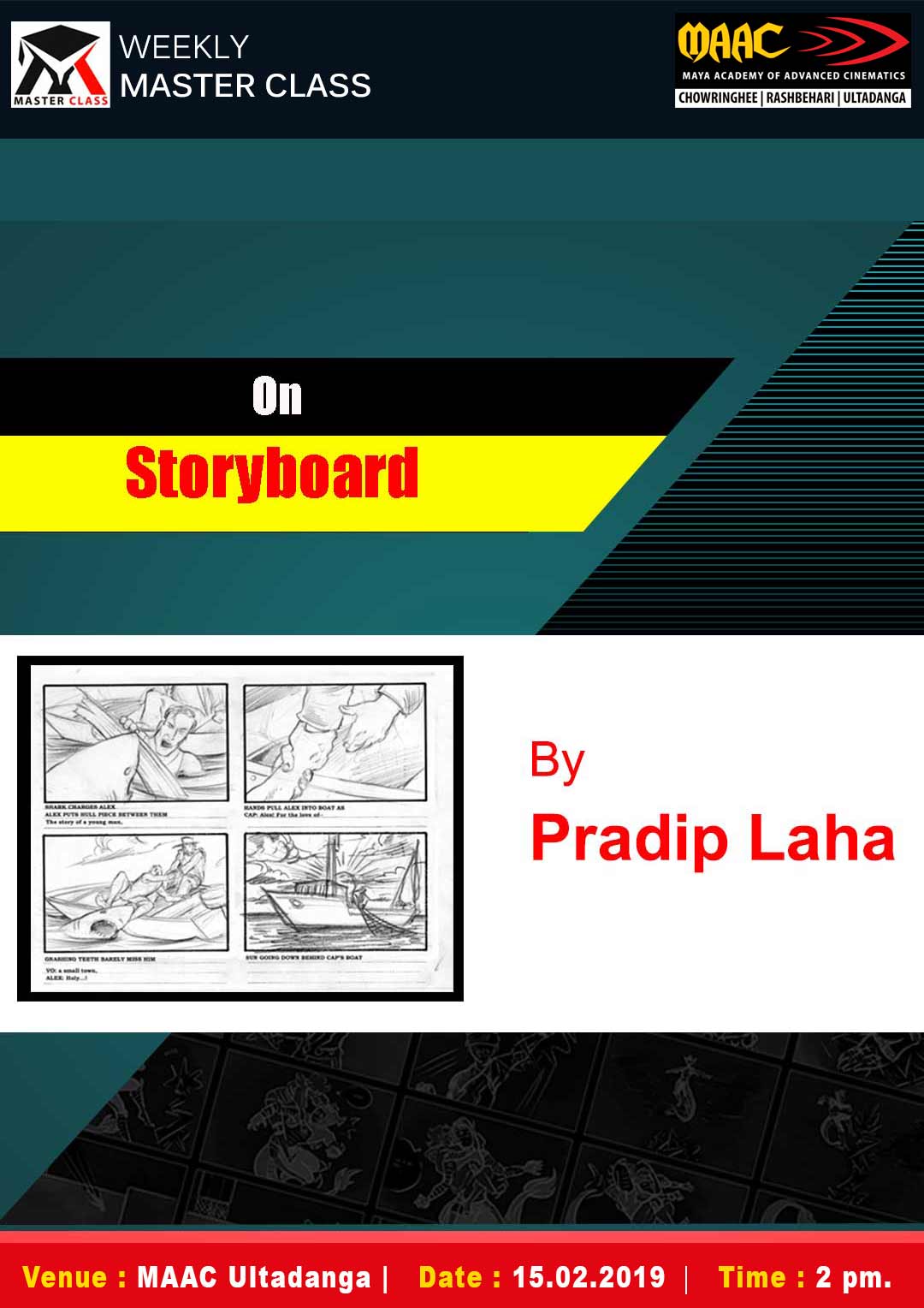 Weekly Master Class on Story Boarding