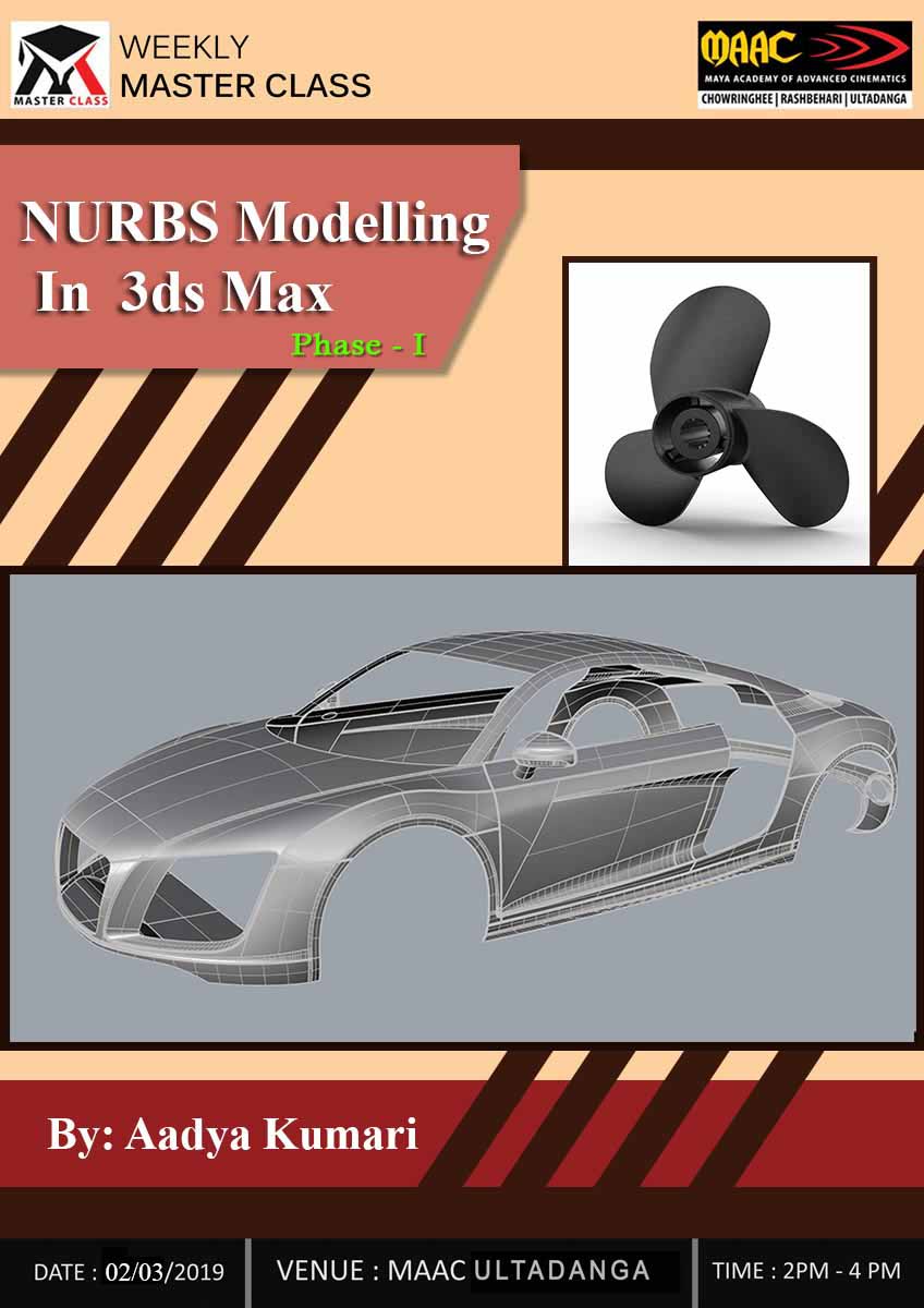 Weekly Master Class on NURBS Modelling in 3Ds Max Phase 1
