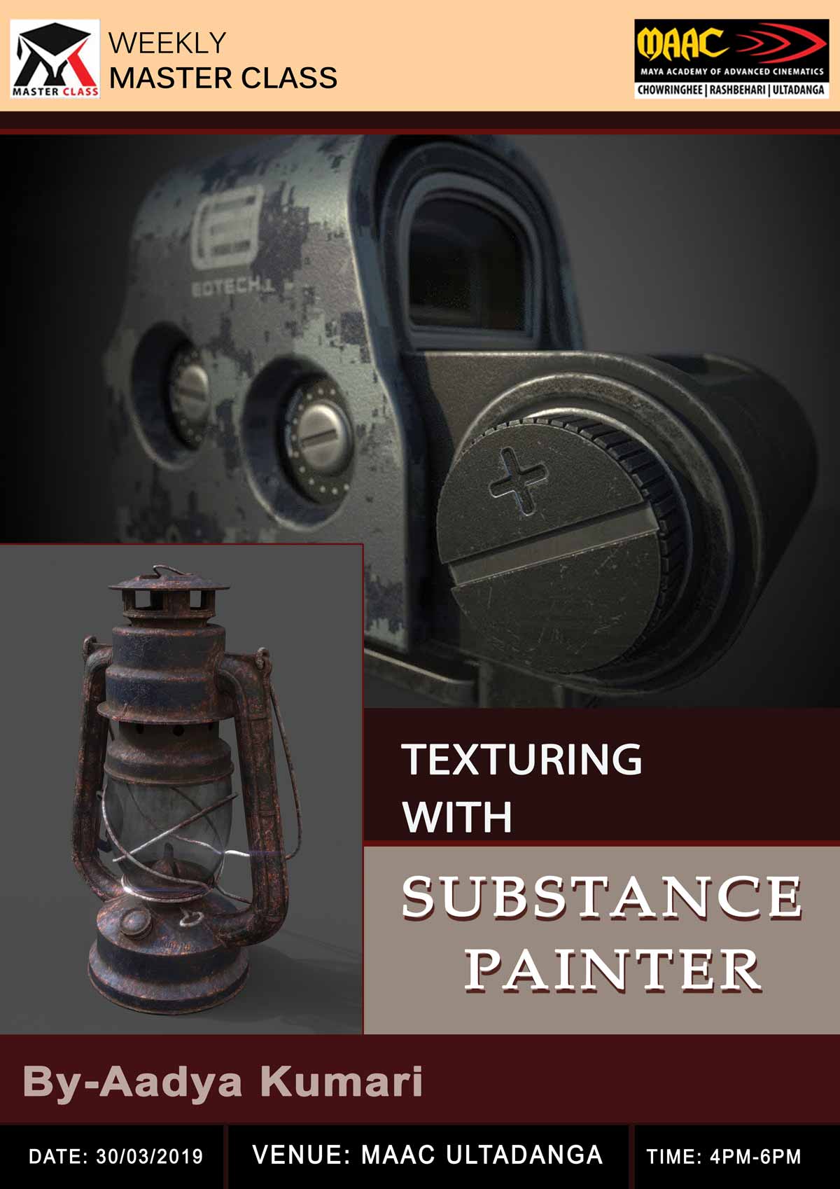 Weekly Master Class on Texturing with Substance Painter