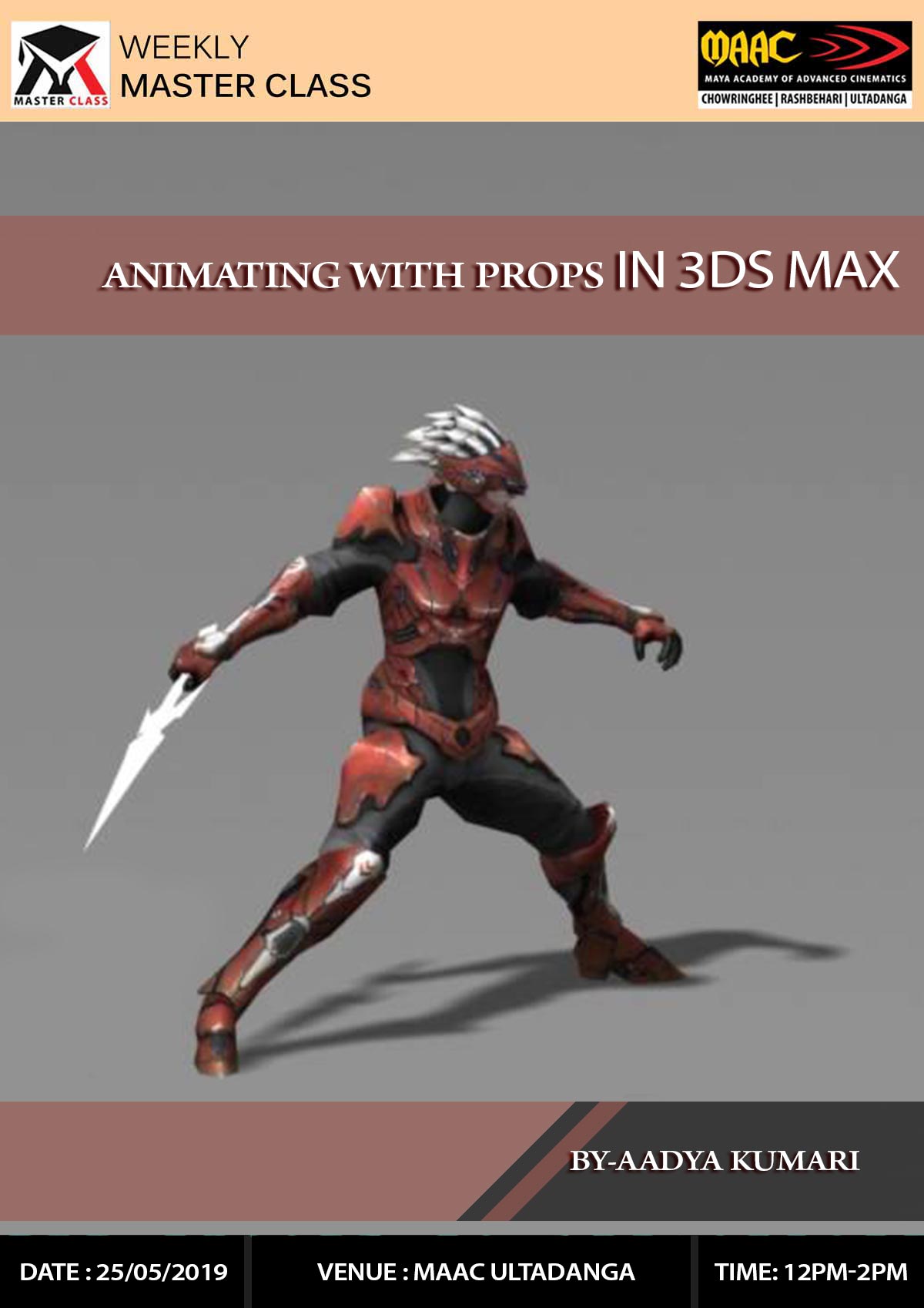 Weekly Master Class on Animating with Props in 3Ds Max