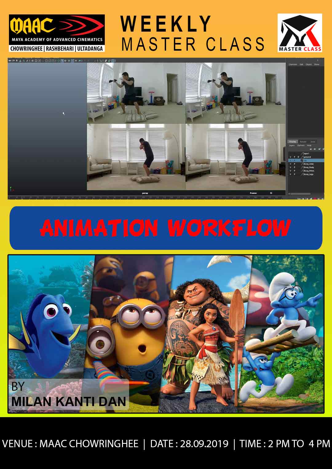 Weekly Master Class on Animation Workflow