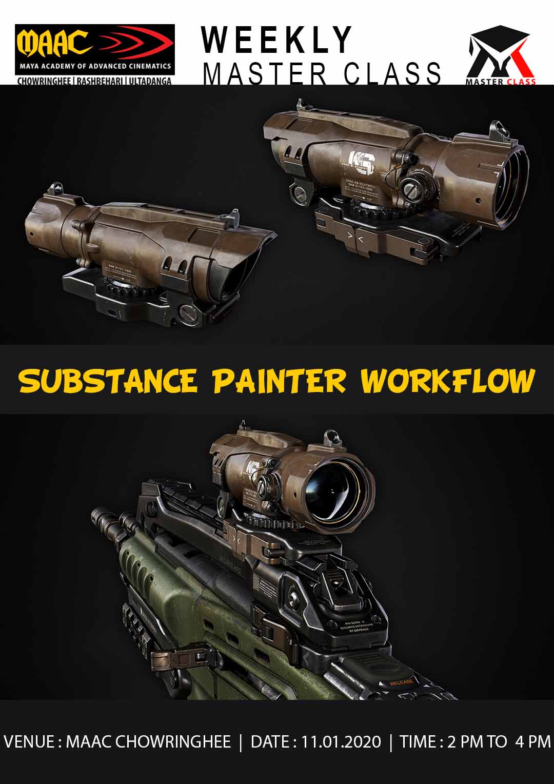 Weekly Master Class on Substance Painter Workflow