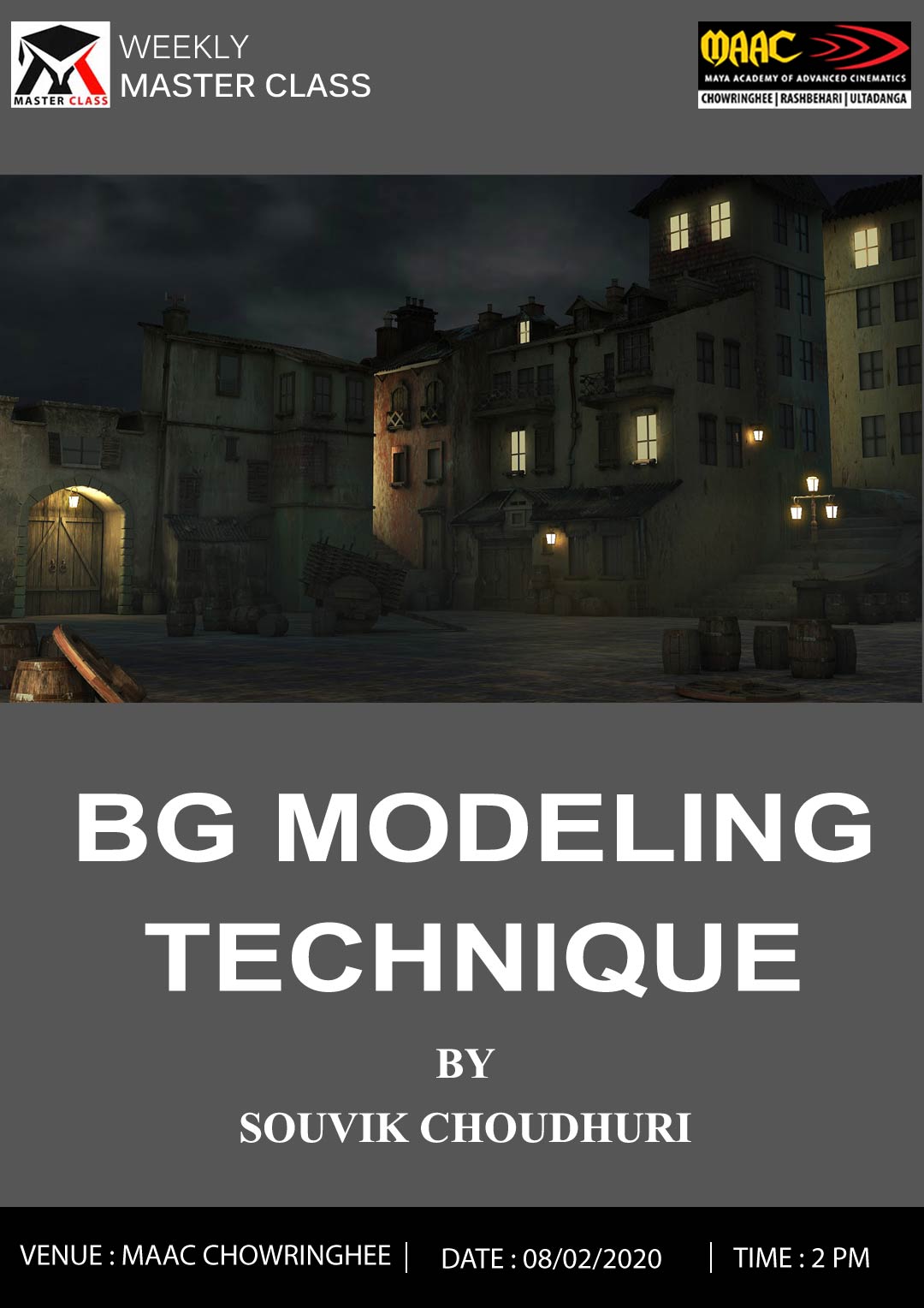 Weekly Master Class on BG Modeling Technique