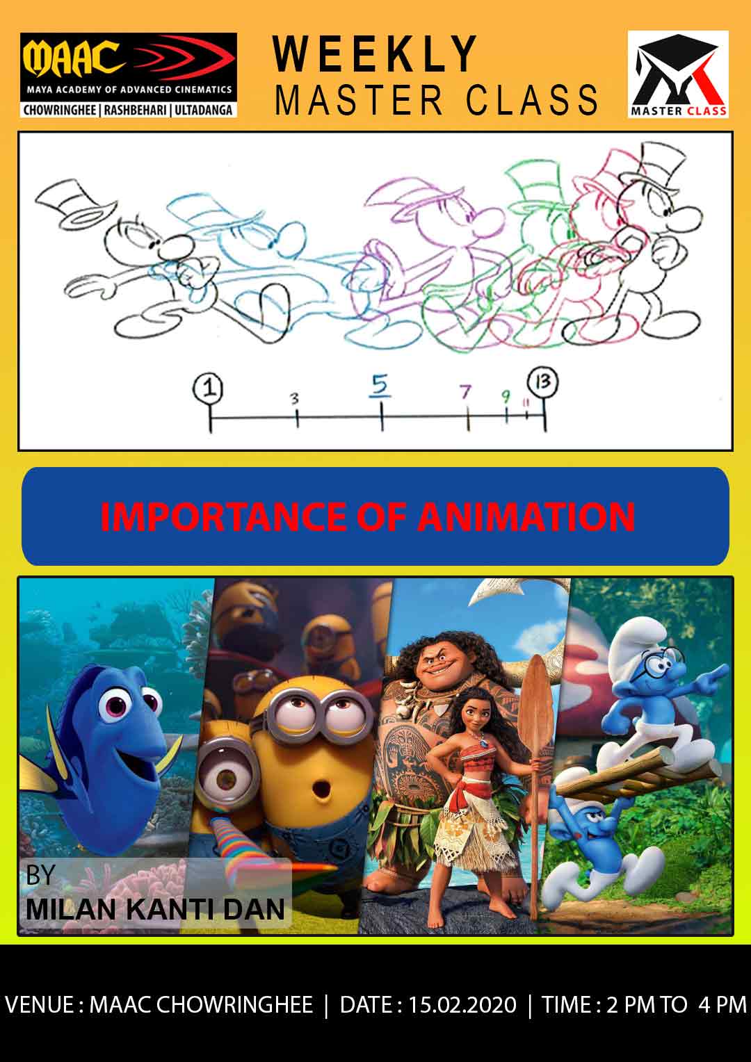Weekly Master Class on Importance of Animation