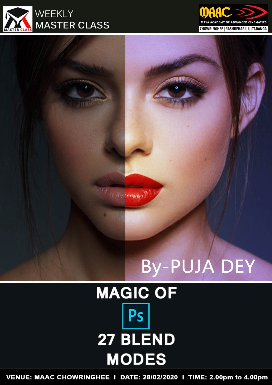 Weekly Master Class on Magic Of Photoshop 27 Blend Modes