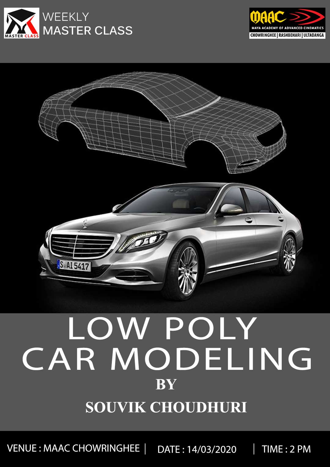 Weekly Master Class on Low Poly Car Modeling