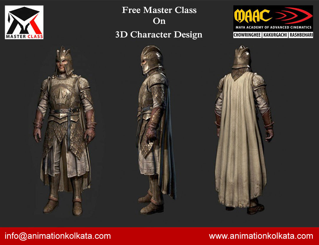 Free Master Class on 3D Character Design
