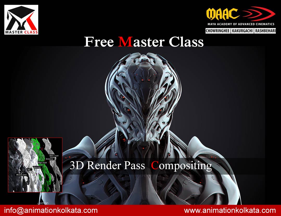 Free Master Class on 3D Render Pass Compositing