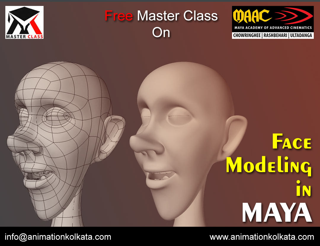 Free Master Class on Face Modeling in Maya