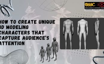 3D modeling characters | MAAC Animation Kolkata