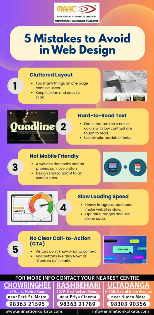 5 Mistakes To Avoid In Web Design