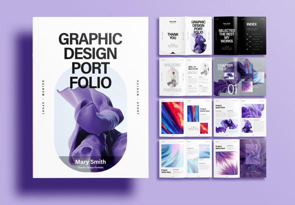 Free Minimal Graphic Design Portfolio