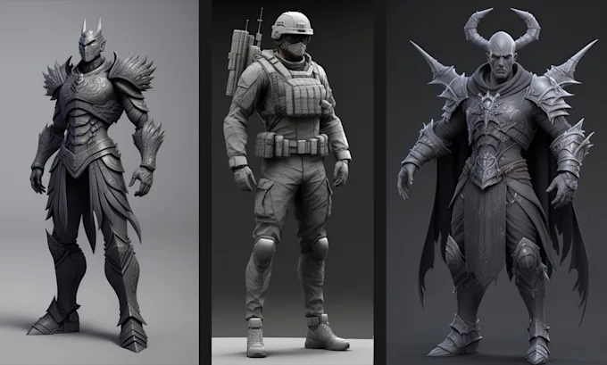 Create pro 3d character design