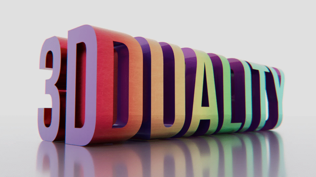 guide to 3d typography design