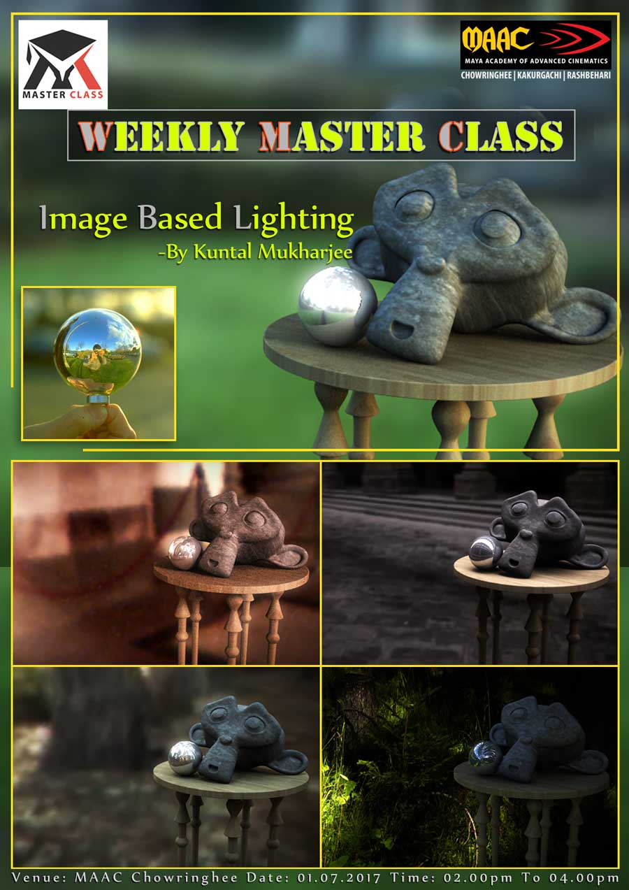 Weekly Master Class on Image Based Lighting - Kuntal Mukherjee