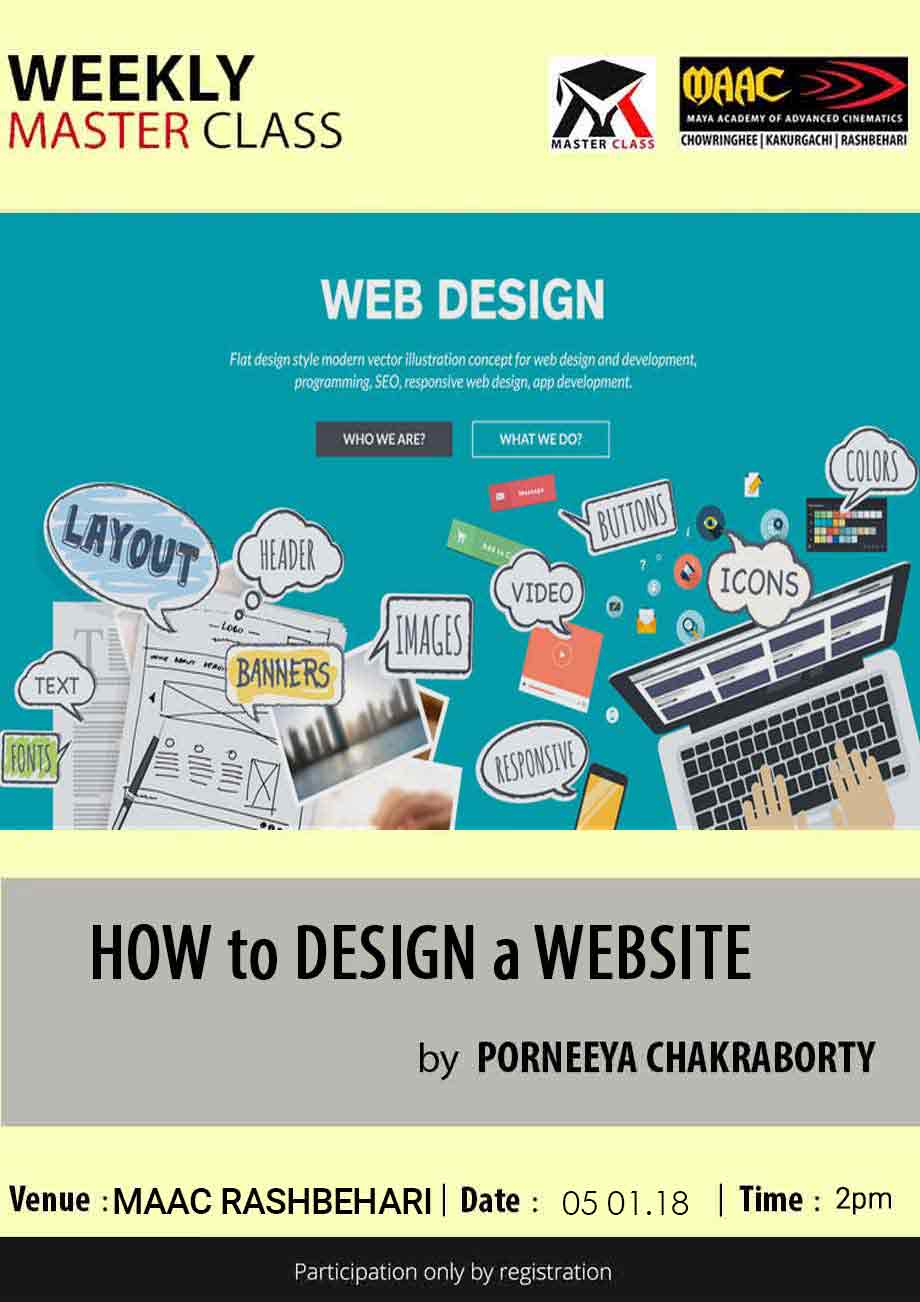 Weekly Master Class on WEB DESIGN
