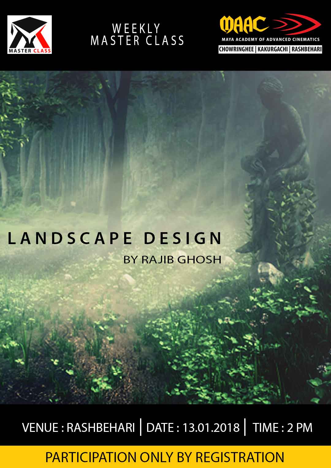 Weekly Master Class on Landscape Design