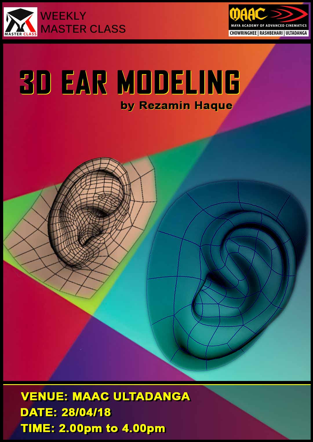 Weekly Master Class on 3D Ear Modeling
