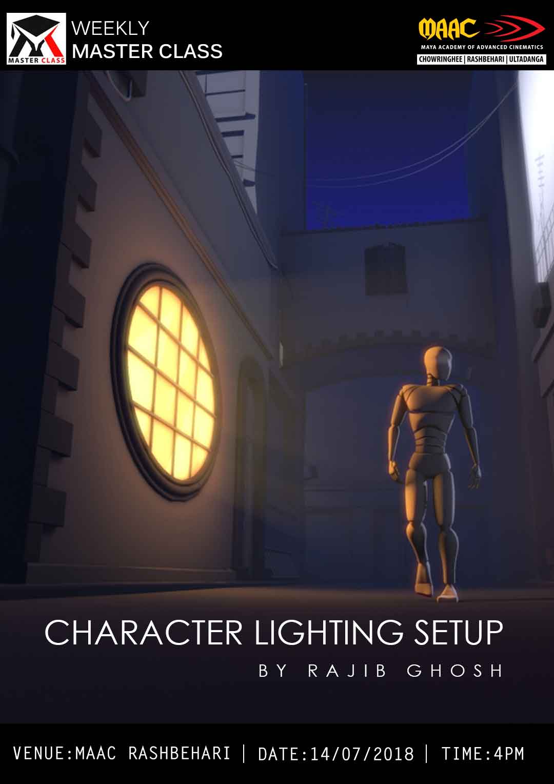 Weekly Master Class on Character Lighting Setup