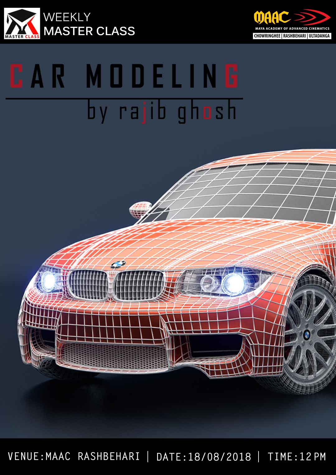 Weekly Master Class on Car Modeling