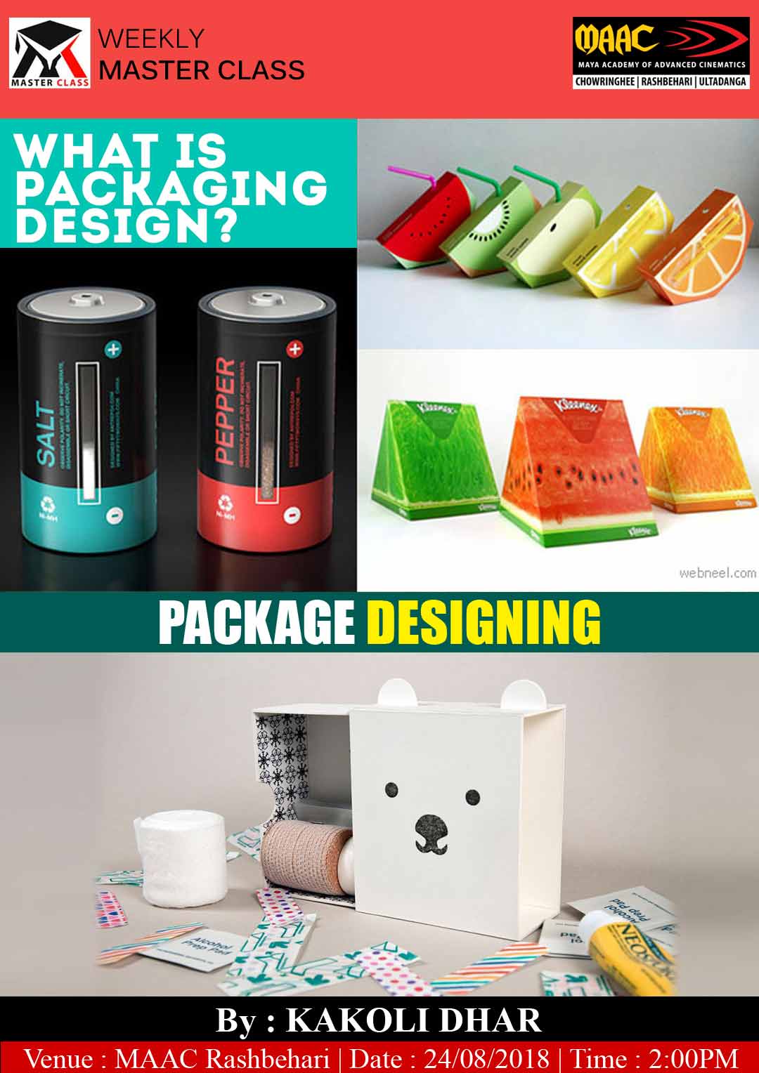 Weekly Master Class on Package Designing
