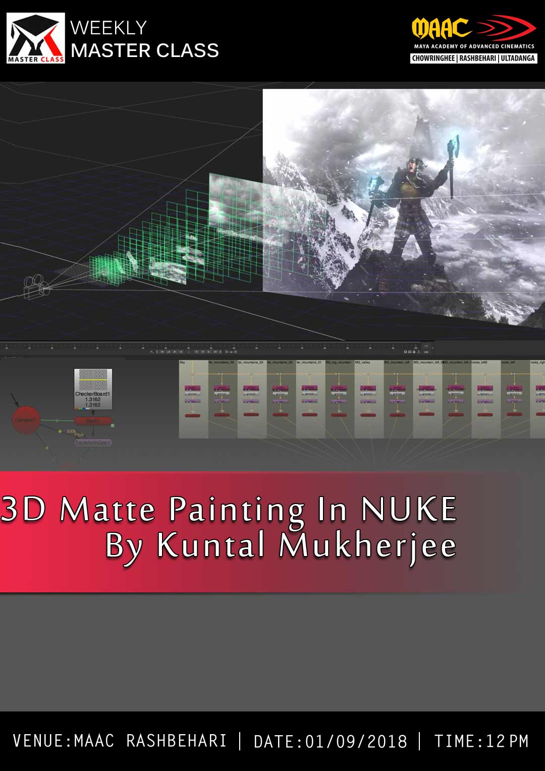 Weekly Master Class on 3D Matte Painting in Nuke