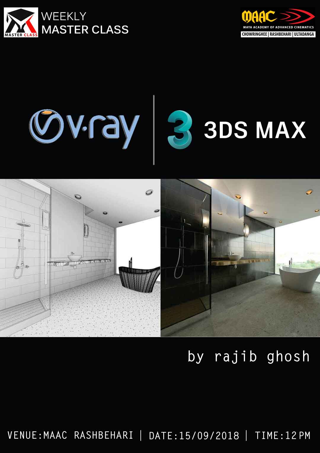 Weekly Master Class on V-Ray