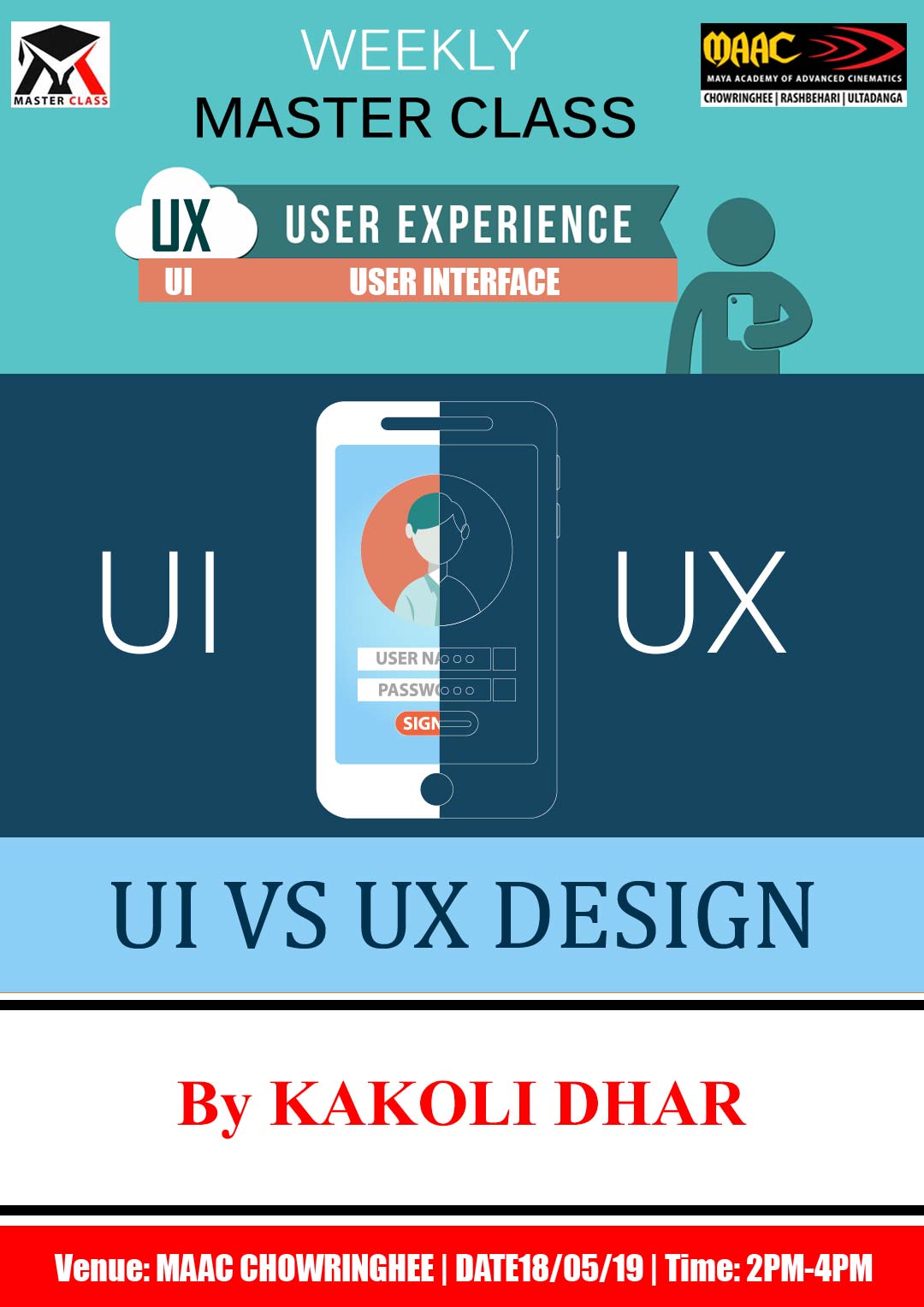 Weekly Master Class on UI UX User Experience