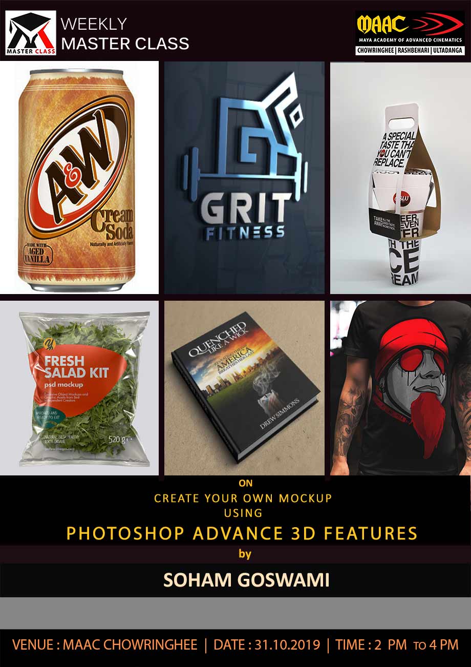 Weekly Master Class on Create Your Own Mockup in Photoshop