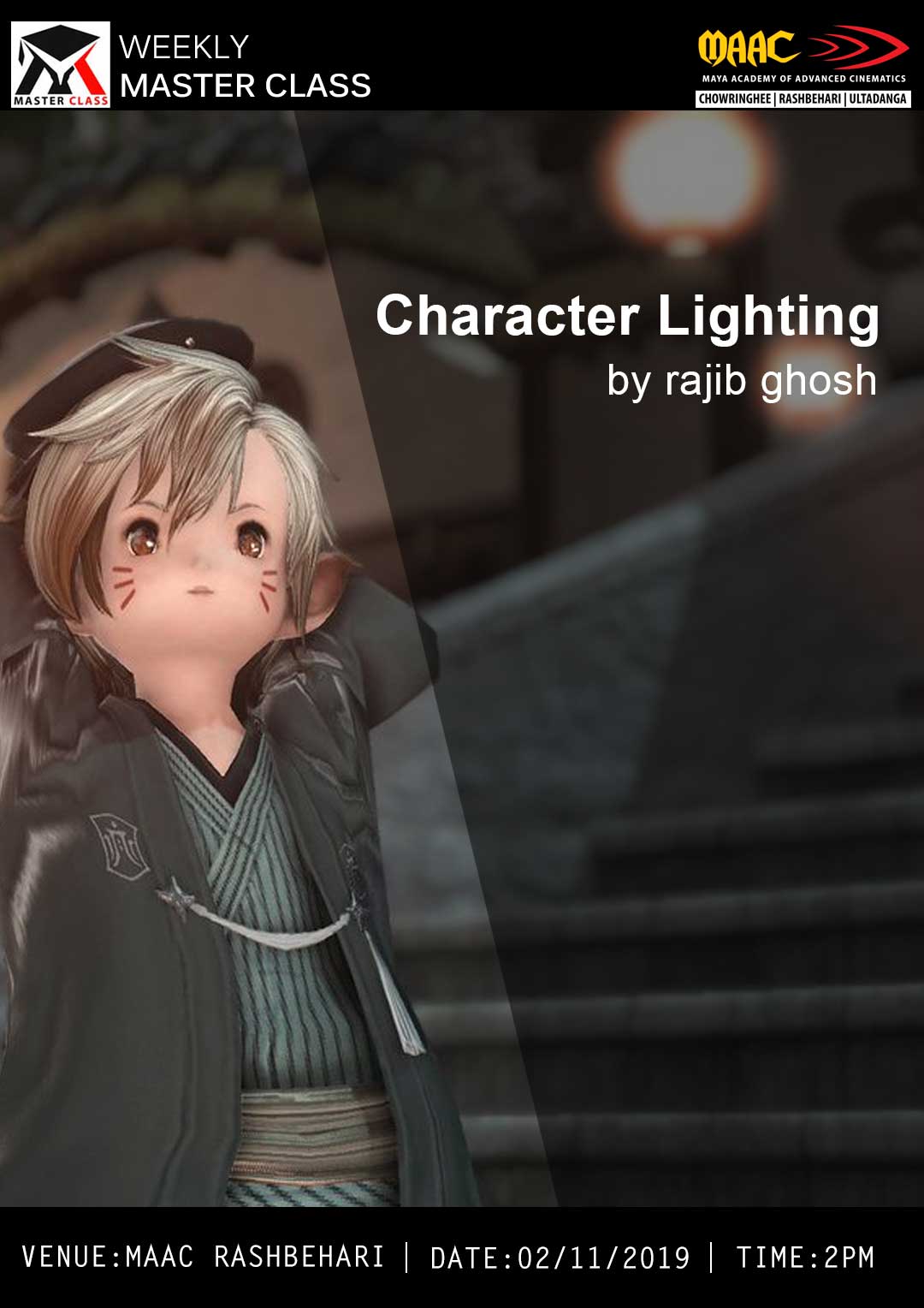 Weekly Master Class on Character Lighting