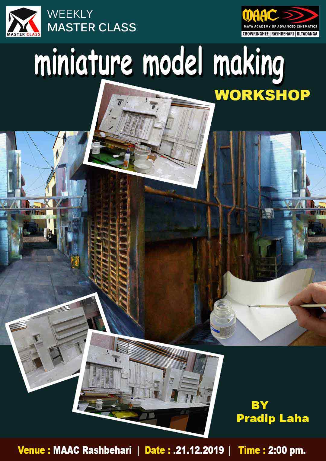 Weekly Master Class on Miniature Model Making Workshop