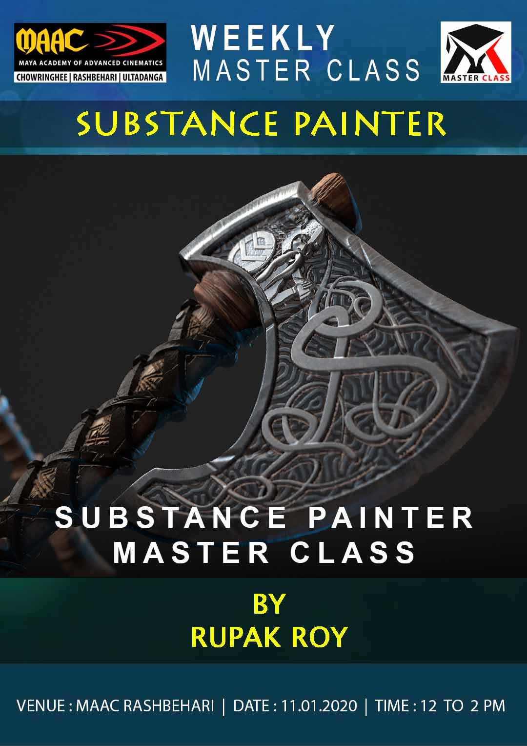 Weekly Master Class on Substance Painter