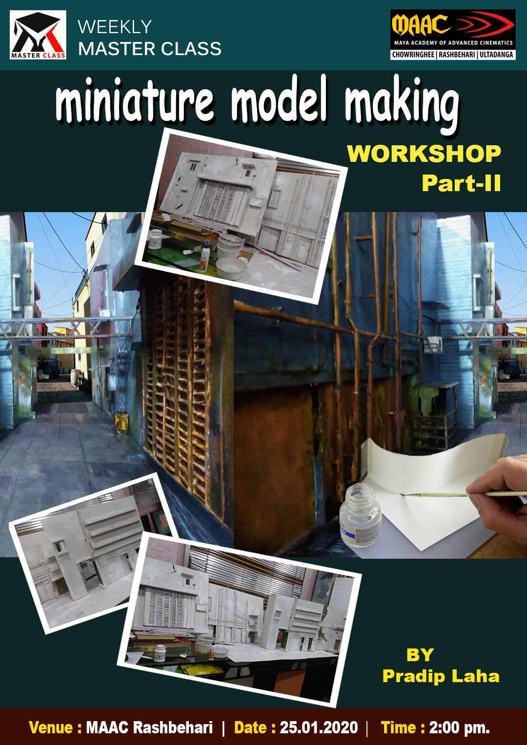 Weekly Master Class on Miniature Model Making Workshop Phase 2