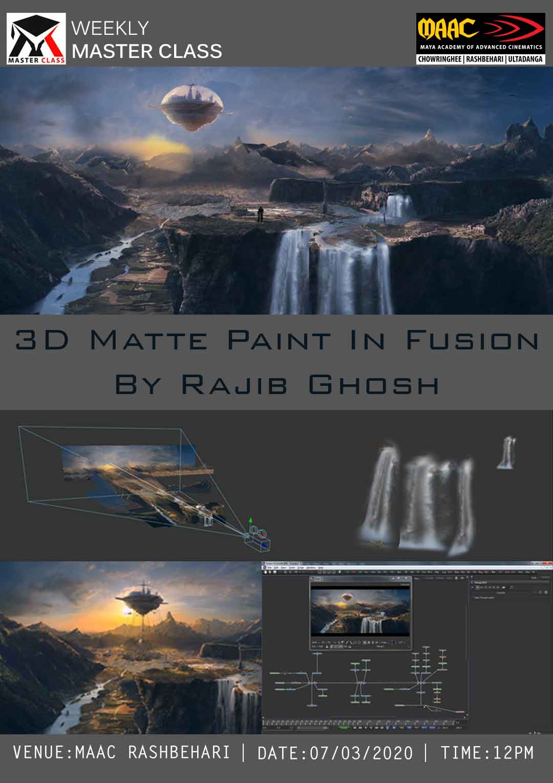 Weekly Master Class on 3D Matte Paint In Fusion
