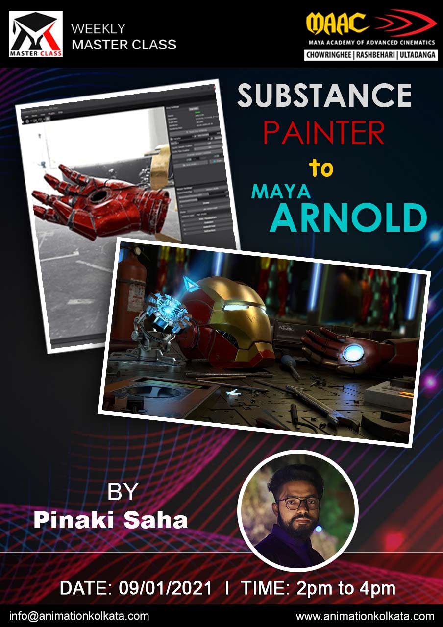 Weekly Master Class on Substance Painter to Maya Arnold