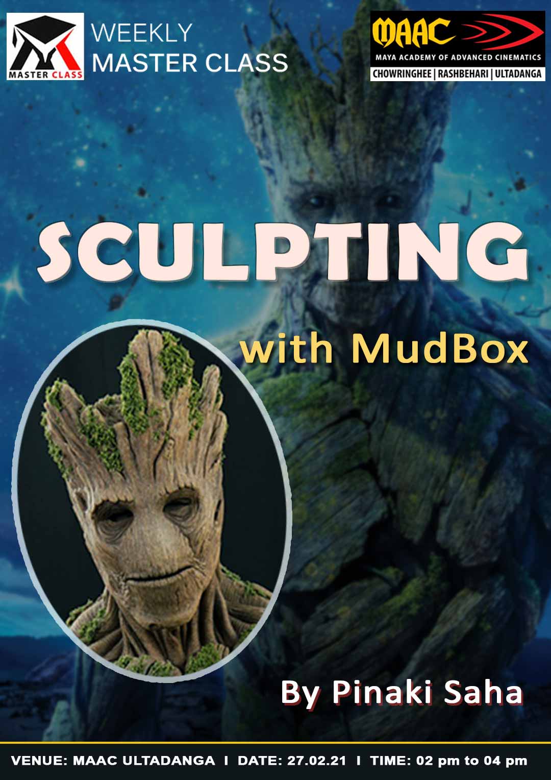 Weekly Master Class on Sculpting in Mudbox