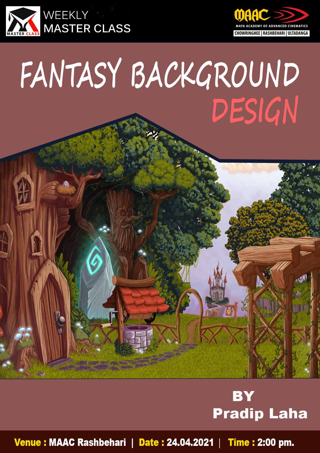 Weekly Master Class on Fantasy Background Design
