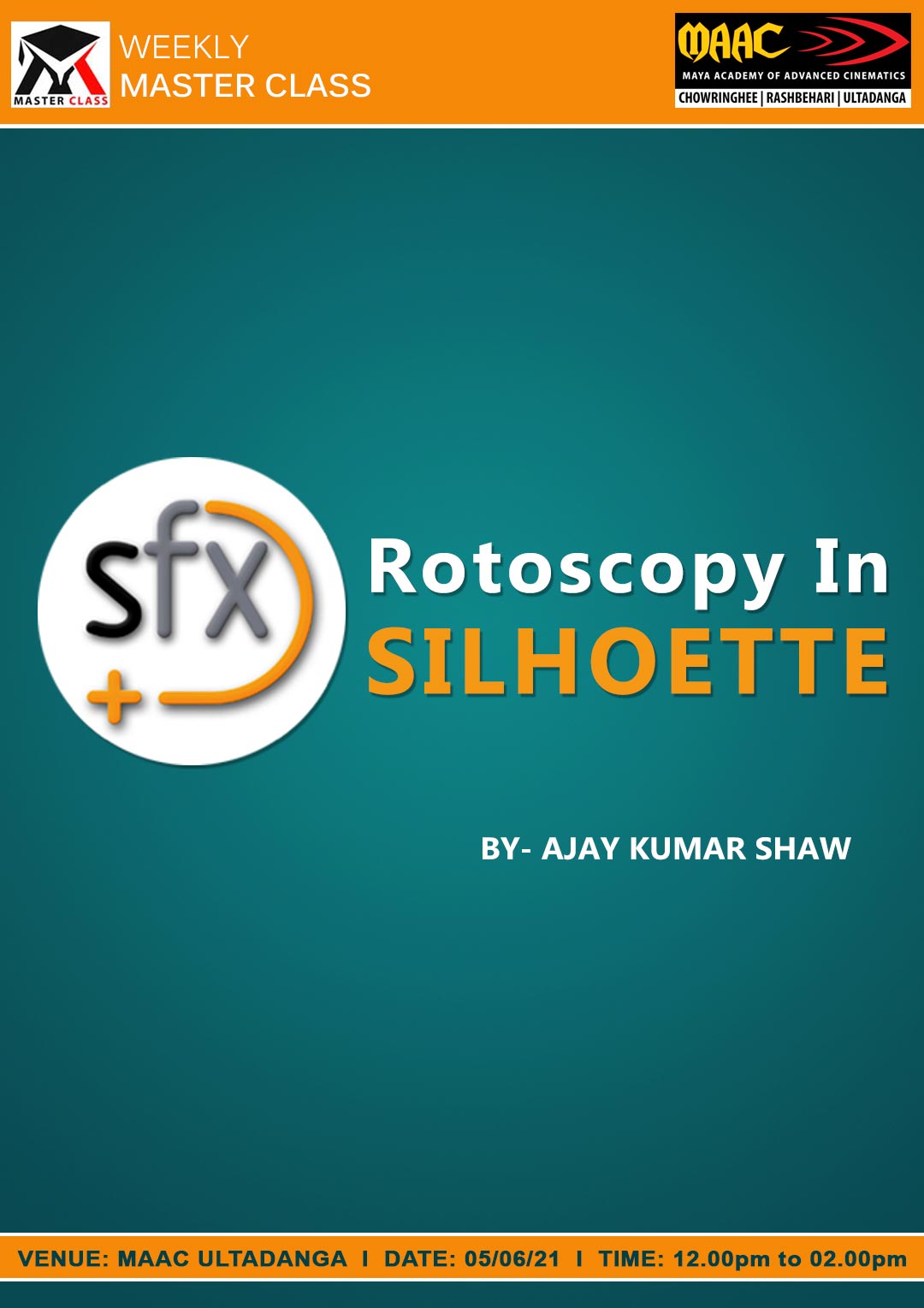 Weekly Master Class on Rotoscopy in Silhouette