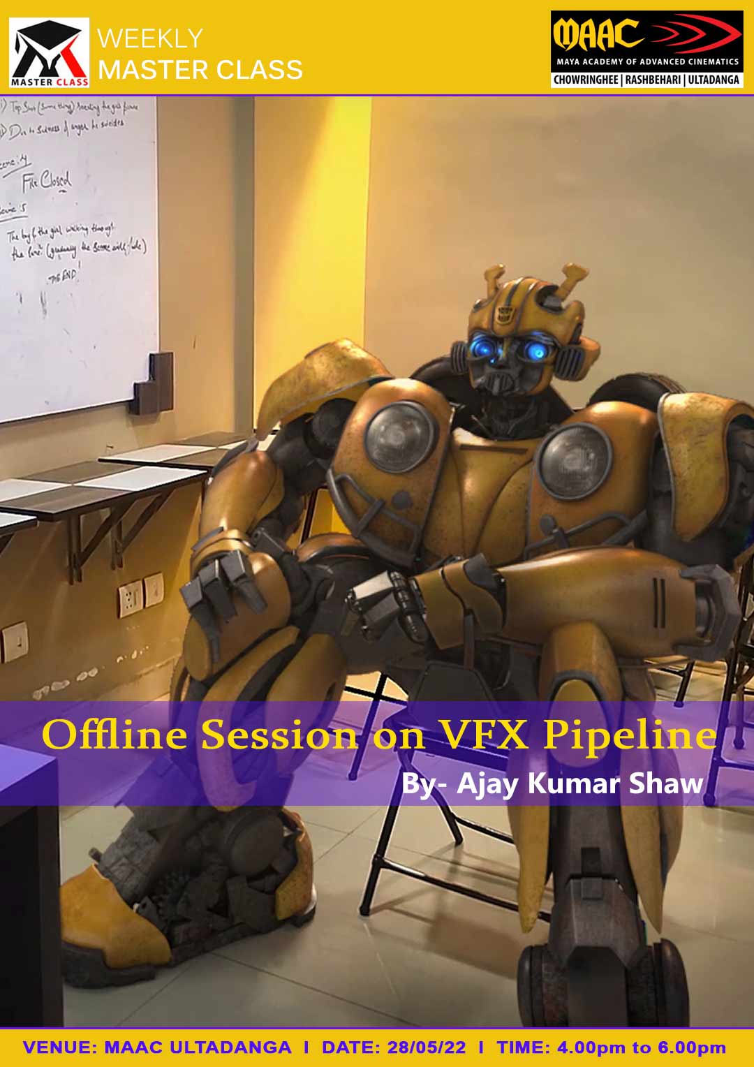 Weekly Master Class on Session On VFX Pipeline