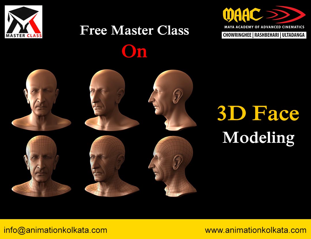 Free Master Class on 3D Face Modeling